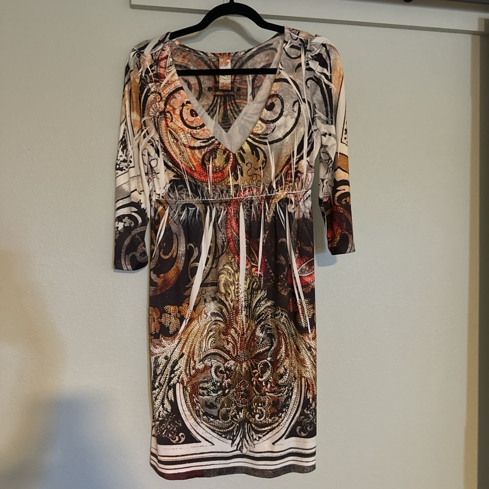 S-twelve mini dress